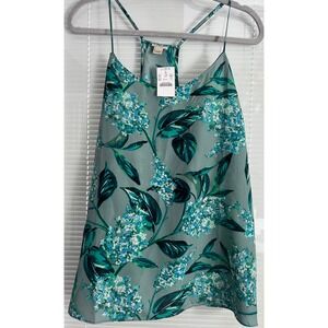 NEW J. Crew Silky Floral Tropical Top Women's Size 14